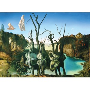 Eurographics (6000-0846) - Salvador Dali: "Svaner" - 1000 brikker puslespil