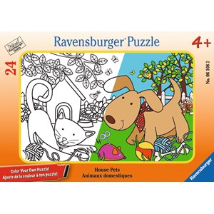 Ravensburger (06108) - "House Pets" - 24 brikker puslespil