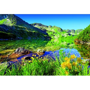 Trefl (260892) - Jan Wlodarczyk: "Wielki Staw Lake, the Tatras" - 1500 brikker puslespil