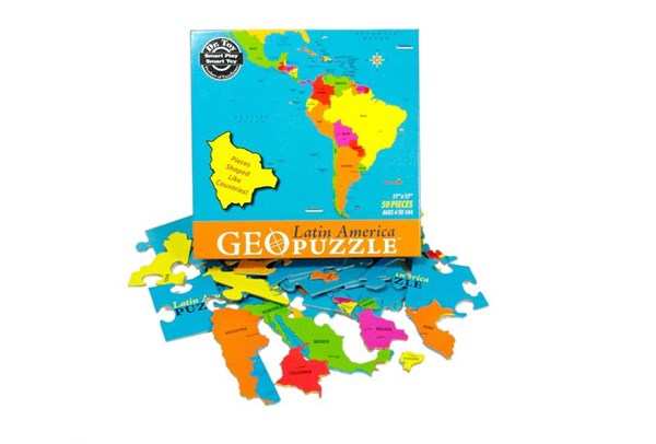 Geo Toys (GEO 105) - "Latin America" - 50 brikker puslespil