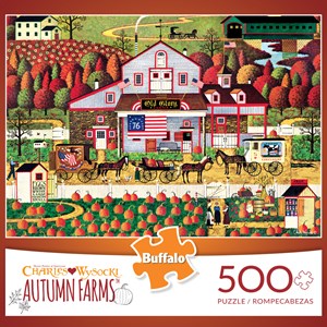 Buffalo Games (3871) - Charles Wysocki: "Autumn Farms" - 500 brikker puslespil