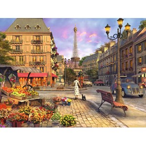 Ravensburger (16309) - Dominic Davison: "Vintage Paris" - 1500 brikker puslespil