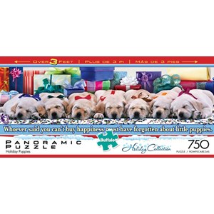 Buffalo Games (14047) - "Holiday Puppies" - 750 brikker puslespil