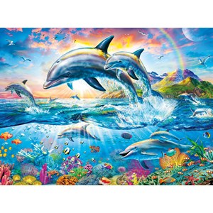 Buffalo Games (11709) - "Dolphin Paradise" - 1000 brikker puslespil
