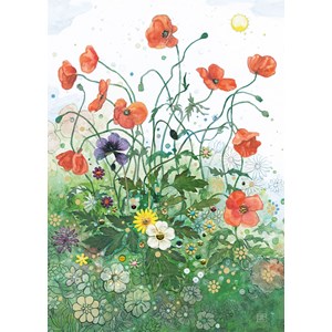 Heye (29774) - Jane Crowther: "Red Poppies" - 1000 brikker puslespil
