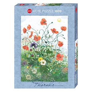 Heye (29774) - Jane Crowther: "Red Poppies" - 1000 brikker puslespil