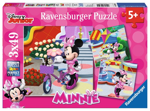 Ravensburger (09359) - "Beautiful Minnie Mouse" - 49 brikker puslespil
