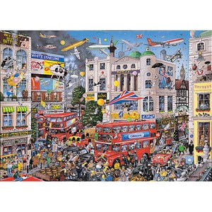 Gibsons (G579) - Mike Jupp: "I Love London" - 1000 brikker puslespil