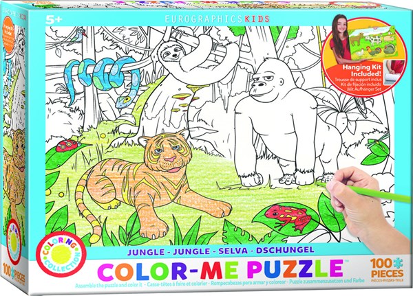 Eurographics (6111-0892) - "Jungle" - 100 brikker puslespil