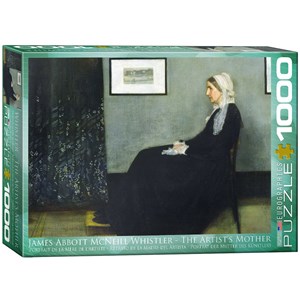 Eurographics (6000-0749) - James Whistler: "The Artist's Mother" - 1000 brikker puslespil