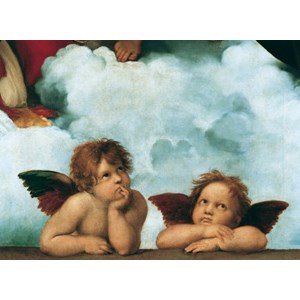 Clementoni (31437) - Raphael: "Sistine Madonna" - 1000 brikker puslespil