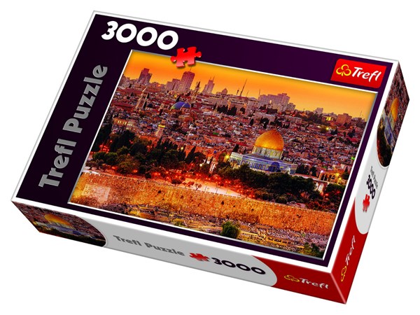 Trefl (33032) - "The Roofs of Jerusalem" - 3000 brikker puslespil