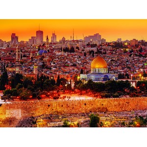 Trefl (33032) - "The Roofs of Jerusalem" - 3000 brikker puslespil
