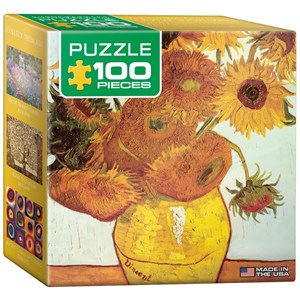 Eurographics (8104-3688) - Vincent van Gogh: "Twelve Sunflowers" - 100 brikker puslespil
