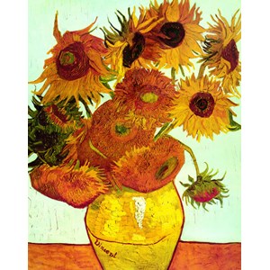 Eurographics (8104-3688) - Vincent van Gogh: "Twelve Sunflowers" - 100 brikker puslespil