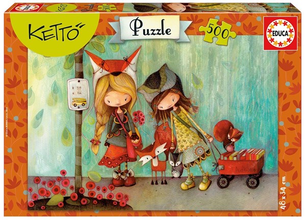 Educa (16740) - Julie St-Onge Drouin: "Adele" - 500 brikker puslespil