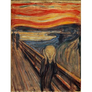 Clementoni (39377) - Edvard Munch: "The Scream" - 1000 brikker puslespil