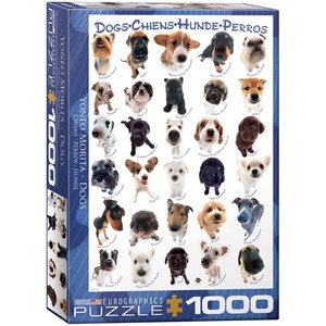 Eurographics (6000-1510) - "Dog Breeds" - 1000 brikker puslespil
