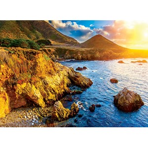 Eurographics (6000-0691) - "Sunset on the Pacific Coast" - 1000 brikker puslespil