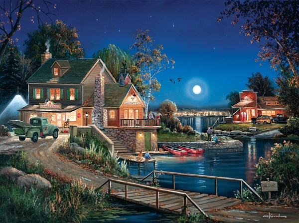 SunsOut (75133) - George Kovach: "Autumn Memories" - 1000 brikker puslespil