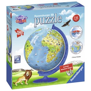 Ravensburger (12338) - "Children's Globe" - 180 brikker puslespil