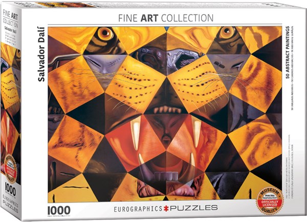 Eurographics (6000-0843) - Salvador Dali: "Fifty Abstract Paintings" - 1000 brikker puslespil