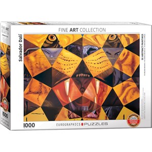 Eurographics (6000-0843) - Salvador Dali: "Fifty Abstract Paintings" - 1000 brikker puslespil