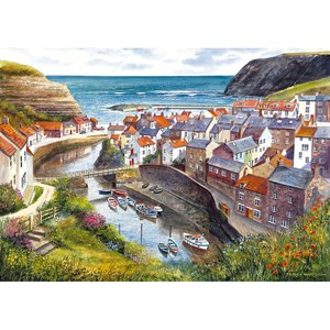 Gibsons (G713) - Terry Harrison: "Staithes" - 1000 brikker puslespil