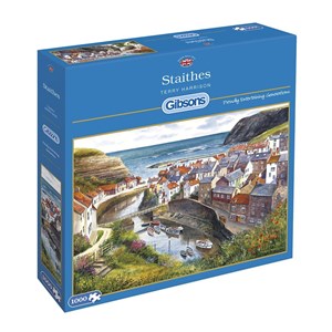 Gibsons (G713) - Terry Harrison: "Staithes" - 1000 brikker puslespil