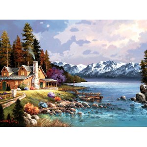 Anatolian (3534) - James Lee: "Mountain Cabin" - 500 brikker puslespil
