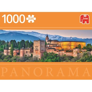 Jumbo (18574) - "Alhambra, Spain" - 1000 brikker puslespil
