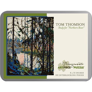 Pomegranate (AA860) - Tom Thomson: "Study for “Northern River”" - 100 brikker puslespil