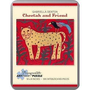 Pomegranate (AA797) - Tom Thomson: "Cheetah and Friend" - 100 brikker puslespil
