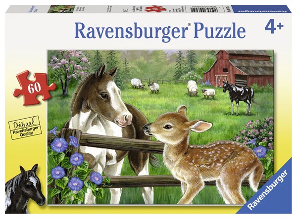 Ravensburger (09625) - Jane Maday: "New Neighbors" - 60 brikker puslespil