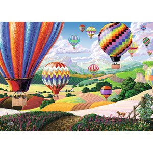 Ravensburger (14871) - Joseph Burgess: "Brilliant Balloons" - 500 brikker puslespil
