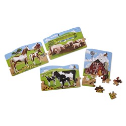 Melissa and Doug (8912) - "Farm" - 24 brikker puslespil