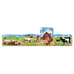 Melissa and Doug (8912) - "Farm" - 24 brikker puslespil