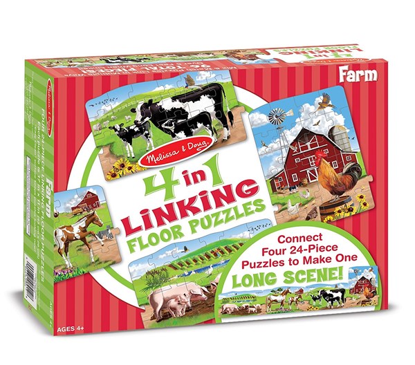 Melissa and Doug (8912) - "Farm" - 24 brikker puslespil