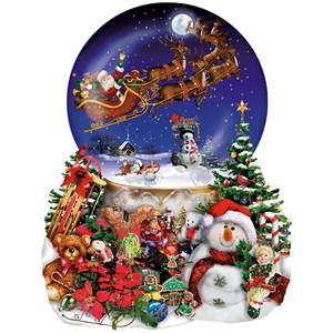 SunsOut (95302) - Lori Schory: "Santa's Snowy Ride" - 1000 brikker puslespil