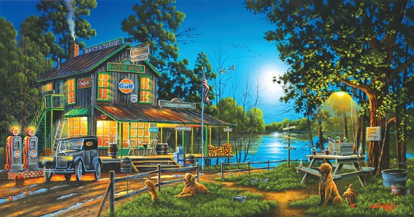 SunsOut (51310) - Geno Peoples: "Dixie Hollow General Store" - 1000 brikker puslespil