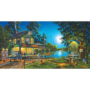SunsOut (51310) - Geno Peoples: "Dixie Hollow General Store" - 1000 brikker puslespil