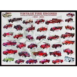 Eurographics (6000-0239) - "Vintage Fire Engines" - 1000 brikker puslespil