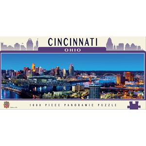 MasterPieces (71587) - James Blakeway: "Cincinnati" - 1000 brikker puslespil