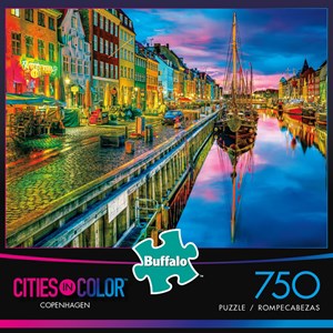 Buffalo Games (17114) - Aimee Stewart: "Copenhagen (Cities in Color)" - 750 brikker puslespil