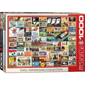 Eurographics (6000-0804) - "Shell Heritage Vintage Collection" - 1000 brikker puslespil