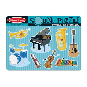 Melissa and Doug (732) - "Musical Instruments" - 8 brikker puslespil