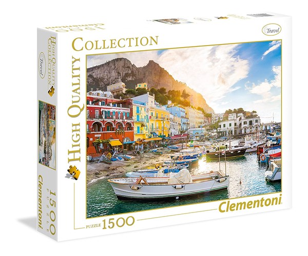 Clementoni (31678) - "Capri" - 1500 brikker puslespil