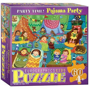 Eurographics (6060-0471) - "Pajama Party" - 60 brikker puslespil