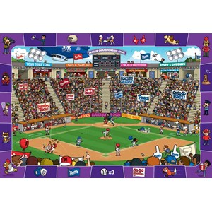 Eurographics (6100-0473) - "Baseball" - 100 brikker puslespil