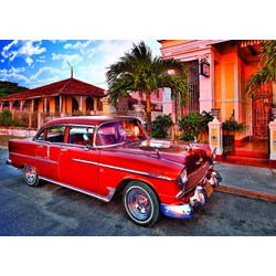 Trefl (103540) - "Chevrolet Bel Air Oldtimer, Cuba" - 1000 brikker puslespil